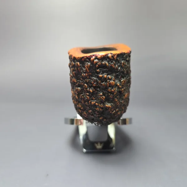 Castello 1960s-80s Sea Rock Briar 3K 19 Rusticated Zulu Estate Briar Pipe, Italian Estates - Image 4
