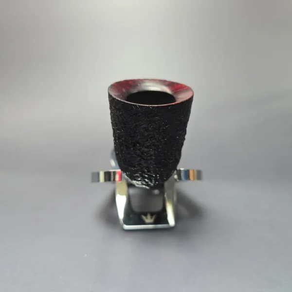 Dunhill 2020 Shell Briar 3421 Sandblasted Zulu w/ Silver Estate Briar Pipe, Unsmoked - Image 4