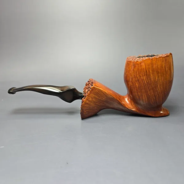 Jonas Design SG1 XXL Smooth Cup and Saucer Freehand Estate Briar Pipe, Italian Estates - Image 4