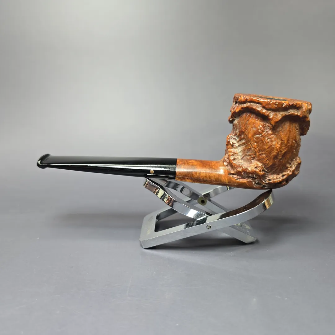 Radice Underwood Twin Bore Wax Drip Billiard Estate Briar Pipe, Italian Estates - Image 4