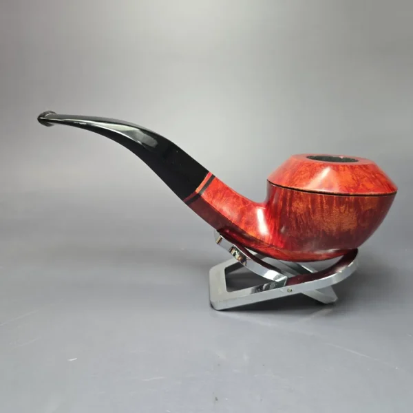 Sven Lar Skulptur by Michael Kabik XL Smooth Bulldog Estate Briar Pipe, Unsmoked - Image 4