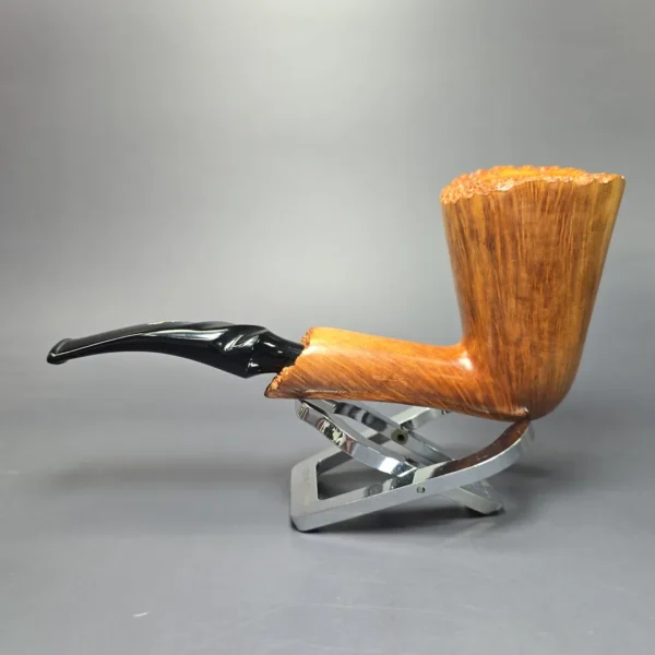 Savinelli Autograph Grade 00 XL Smooth Freehand Estate Briar Pipe, Unsmoked, 6mm - Image 4