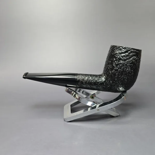 BriarWorks Classic C22 Dark Sandblasted Billiard Estate Briar Pipe, American Estates - Image 4