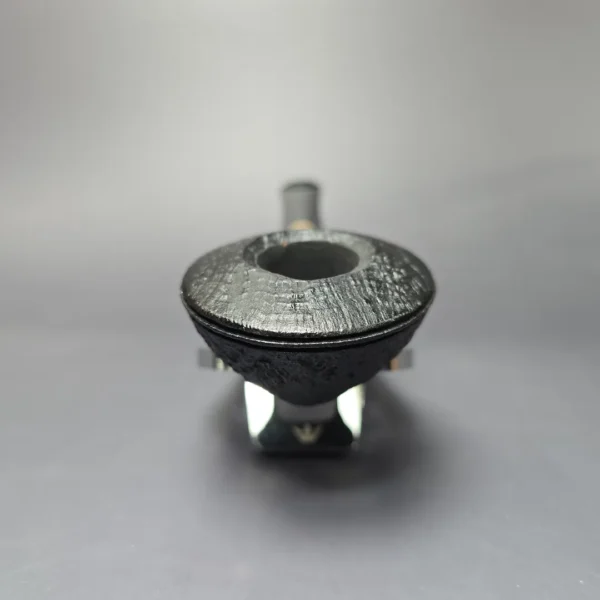 HS Studio Sandblasted Squat Bulldog w/ Boxwood Estate Briar Pipe, Unsmoked - Image 4