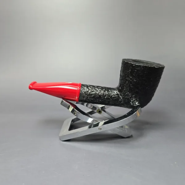 Savinelli Mini Red 409 Rusticated Dublin Estate Briar Pipe, Unsmoked, 9mm - Image 4