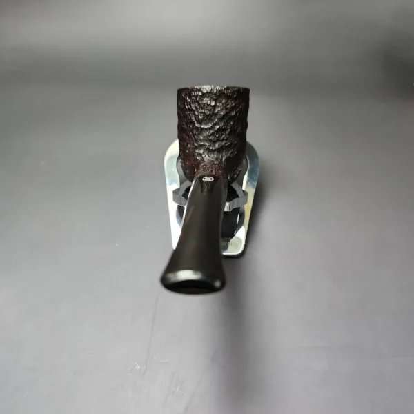 James Upshall Bark Group 6 Partially Rusticated Billiard Estate Briar Pipe, Unsmoked - Image 4