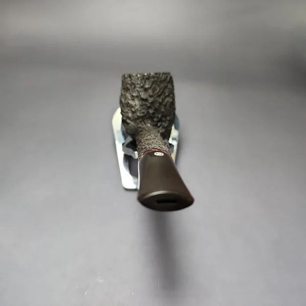 James Upshall Bark Group 6 Partially Rusticated Canadian Estate Briar Pipe, Unsmoked - Image 4