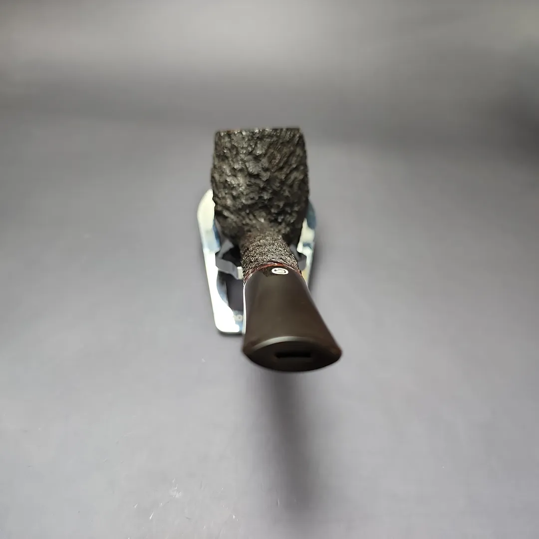 James Upshall Bark Group 6 Partially Rusticated Canadian Estate Briar Pipe, Unsmoked - Image 4