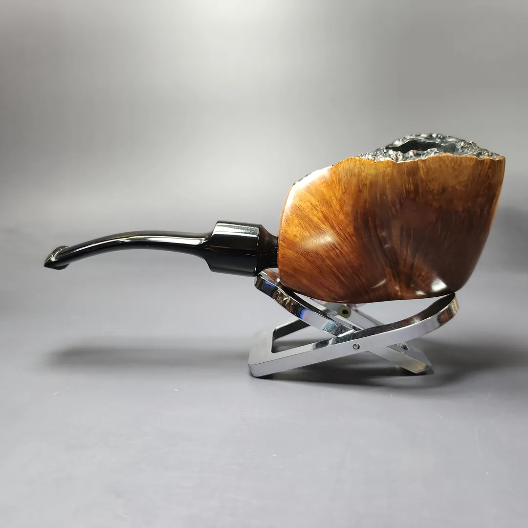 Holtorp Smooth Freehand Estate Briar Pipe, Danish Estates - Image 4