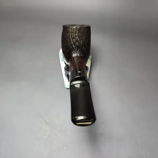 Ashton Pebble Grain ELX Sandblasted Billiard Estate Briar Pipe, English Estates - Image 4