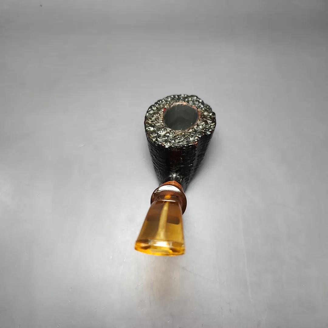 Johs Sandblasted Dublin Sitter Estate Briar Pipe, Danish Estates - Image 4