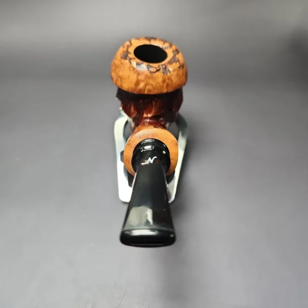 Nording Spruce Cone Partially Rusticated Freehand Estate Briar Pipe, Unsmoked - Image 4
