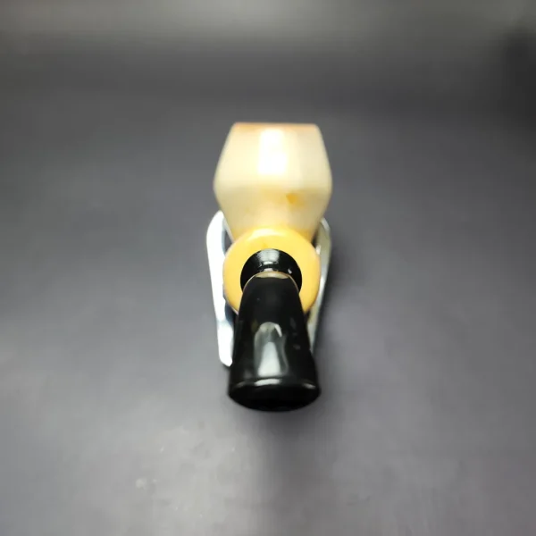 WGM XL Smooth Rhodesian w/ Silver Estate Block Meerschaum Pipe, Turkish Estates - Image 4