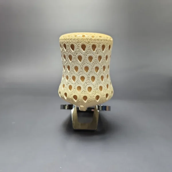 XL Lattice Carved Dublin Estate Block Meerschaum Pipe, Turkish Estates - Image 4