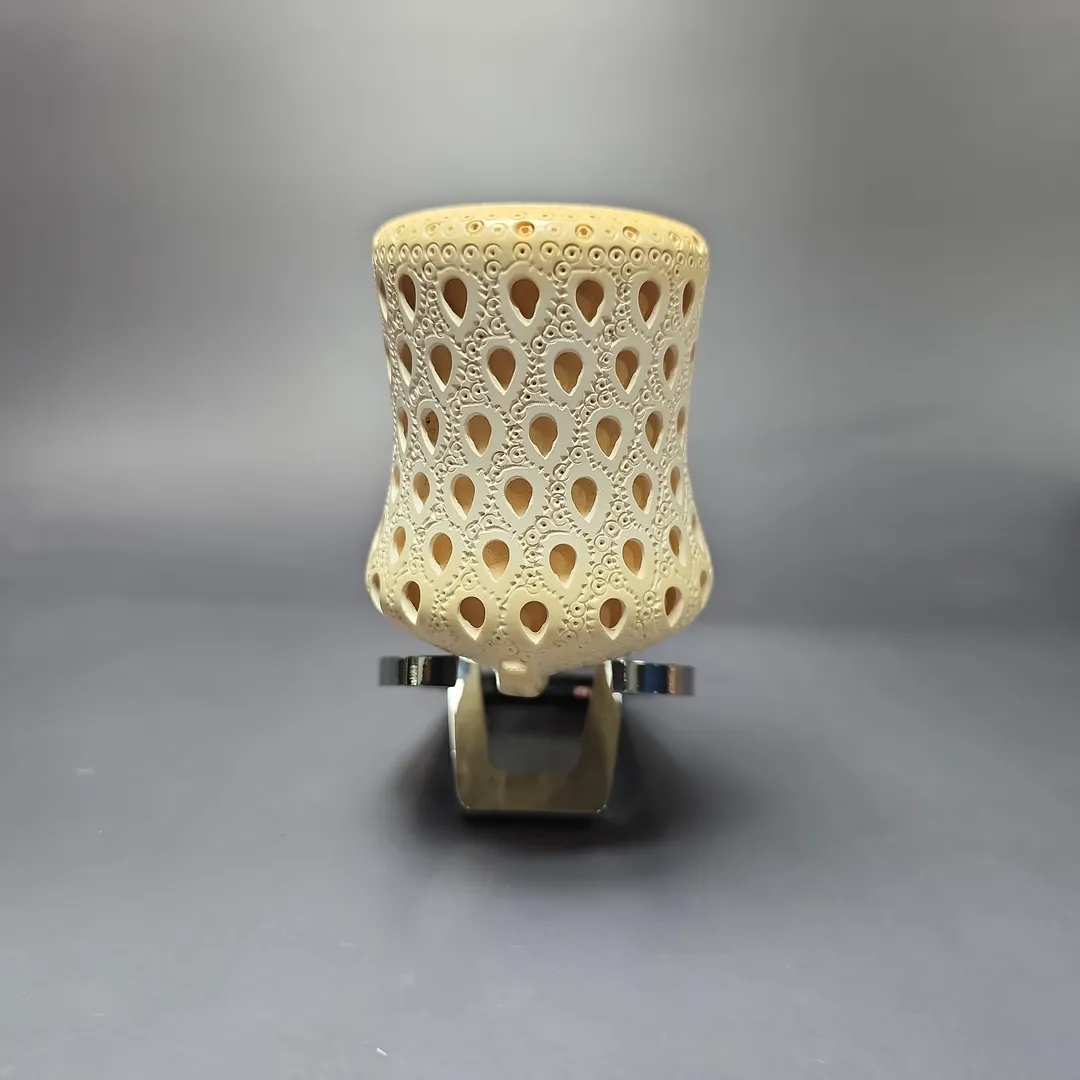 XL Lattice Carved Dublin Estate Block Meerschaum Pipe, Turkish Estates - Image 4