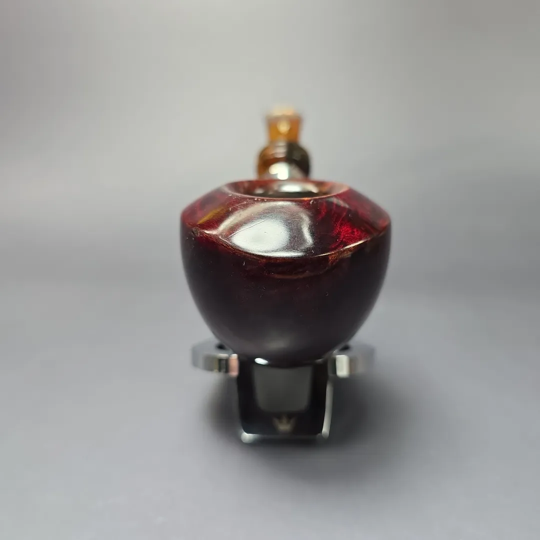 Rinaldo Egea (02) Collection Titania Silver Line (10) Smooth Whale Estate Briar Pipe, Italian Estates - Image 4
