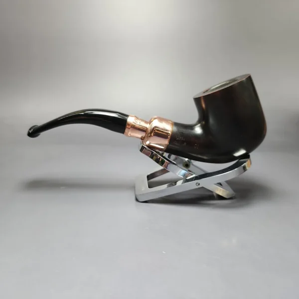 Peterson 2022 Christmas Pipe 01 Smooth Bent Pot Estate Briar Pipe, Unsmoked - Image 4