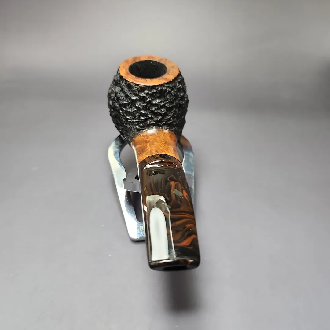 JM Boswell 2020 Rusticated Author Estate Briar Pipe, American Estates - Image 4