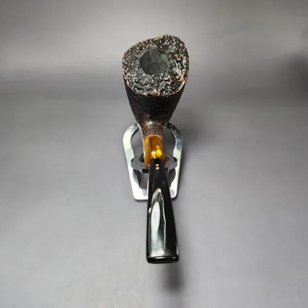 Radice Collect Silk Cut XXL Sandblasted Freehand Estate Briar Pipe, Italian Estates - Image 4