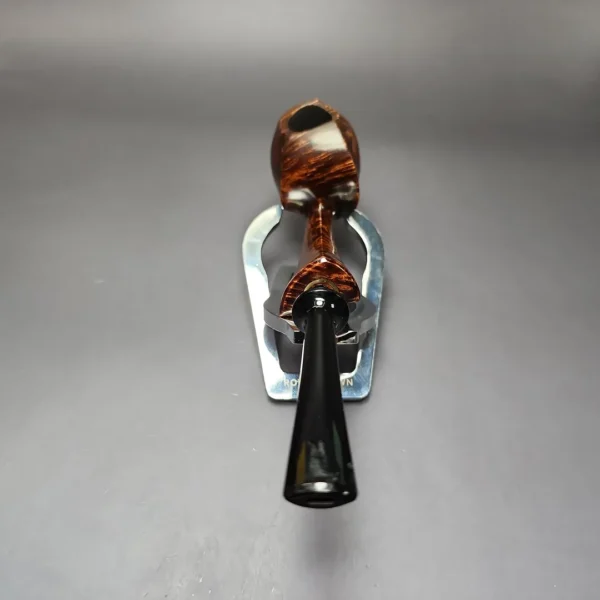 Jason Patrick Smooth Asymmetric Blowfish Estate Briar Pipe, American Estates - Image 4