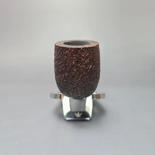 MBSD Briars Timeless Traditions 1 Sandblasted Billiard w/ Silver Handmade Briar Pipe, New - Image 4