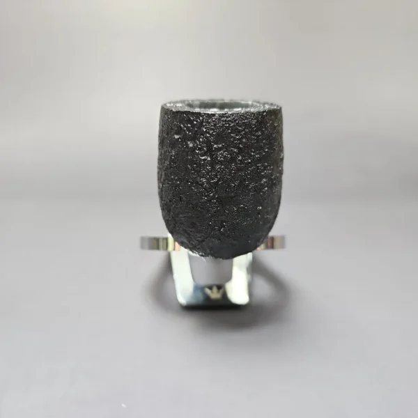 MBSD Briars Timeless Traditions 1 Sandblasted Billiard w/ Silver Handmade Briar Pipe, New - Image 4