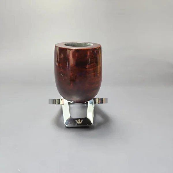 MBSD Briars Timeless Traditions 1 Smooth Billiard w/ Silver Handmade Briar Pipe, New - Image 4