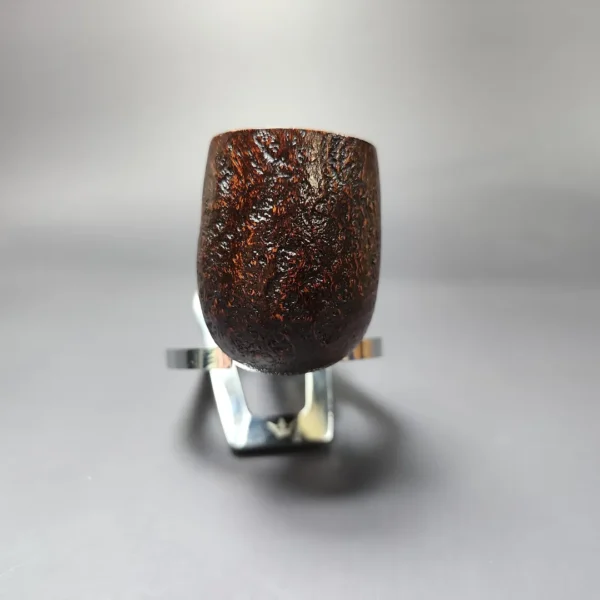 MBSD Briars Timeless Traditions 1 Sandblasted Billiard w/ Silver Handmade Briar Pipe, New - Image 4