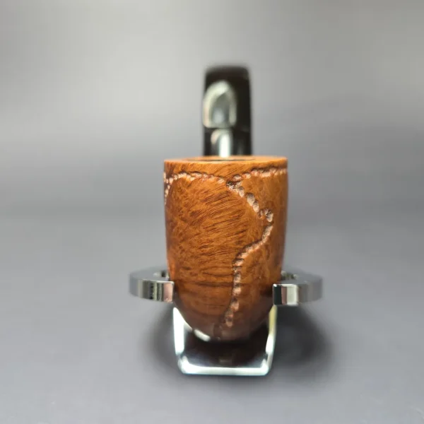 Savinelli Sherwood Rock Briar 620 Spot Carved Oom Paul Estate Briar Pipe, Italian Estates - Image 4