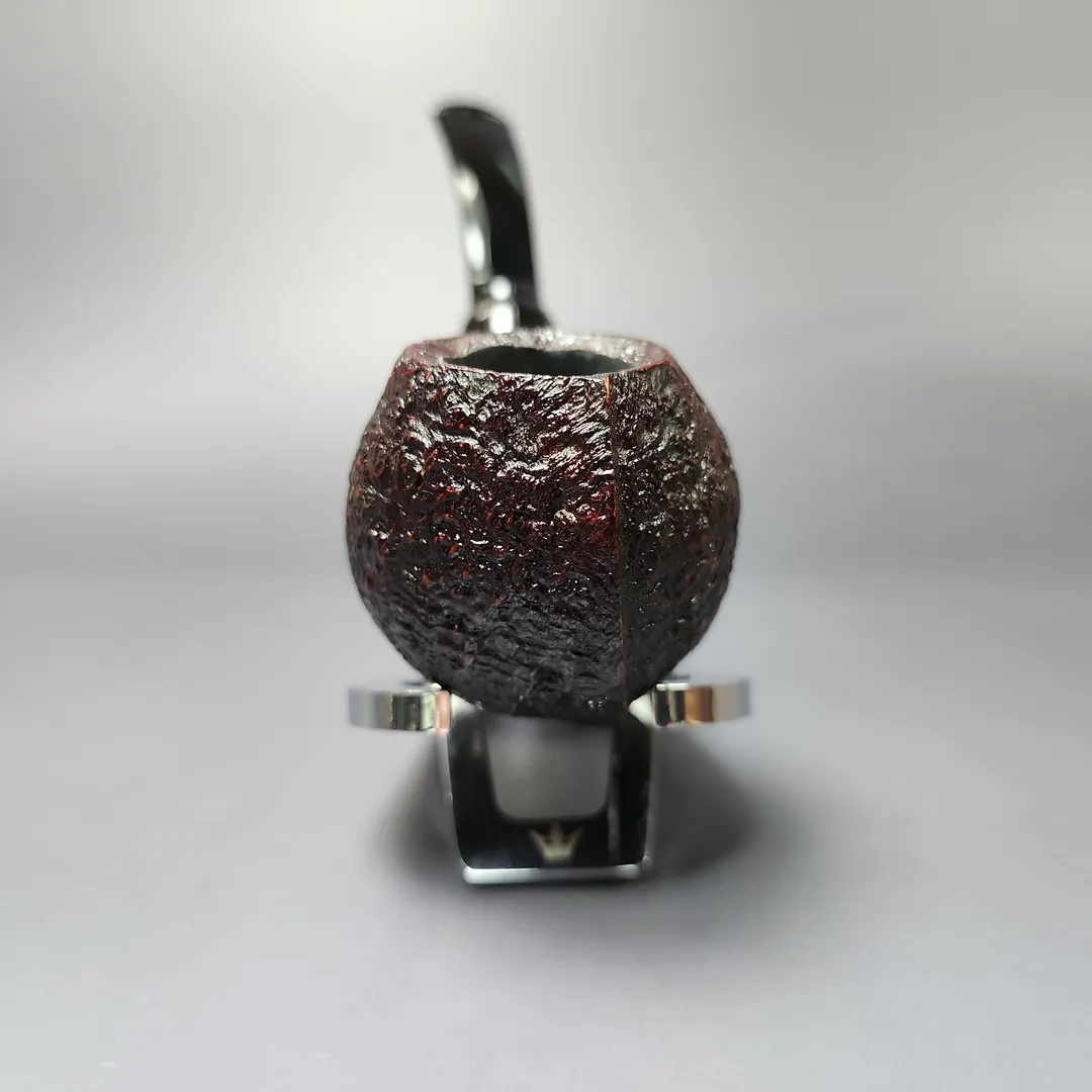 MBSD Briars Modern Masters 2 Sandblasted Blowfish w/ Boxwood Briar Pipe, New - Image 4