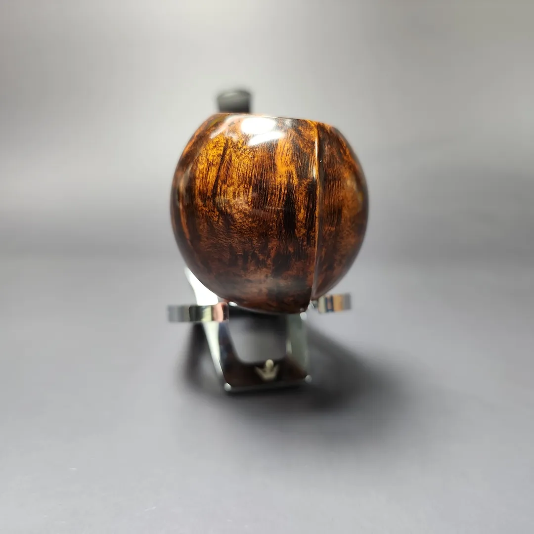 MBSD Briars Modern Masters 2 Smooth Blowfish w/ Boxwood Briar Pipe, New - Image 4