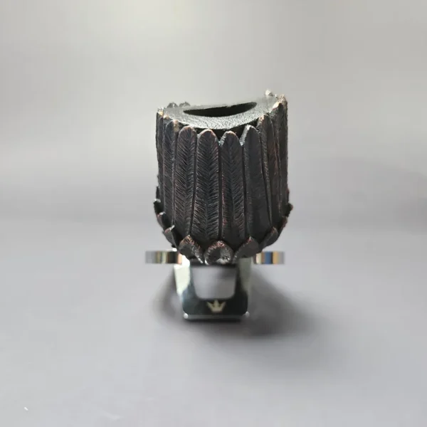 Moonlight Pipes "Brass-Necked Bird" Zulu Handmade Briar Pipe, New - Image 4