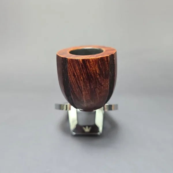 Barling's Make Family Era YOW Quaint EXEL Partially Rusticated Pot Estate Briar Pipe, English Estates - Image 4
