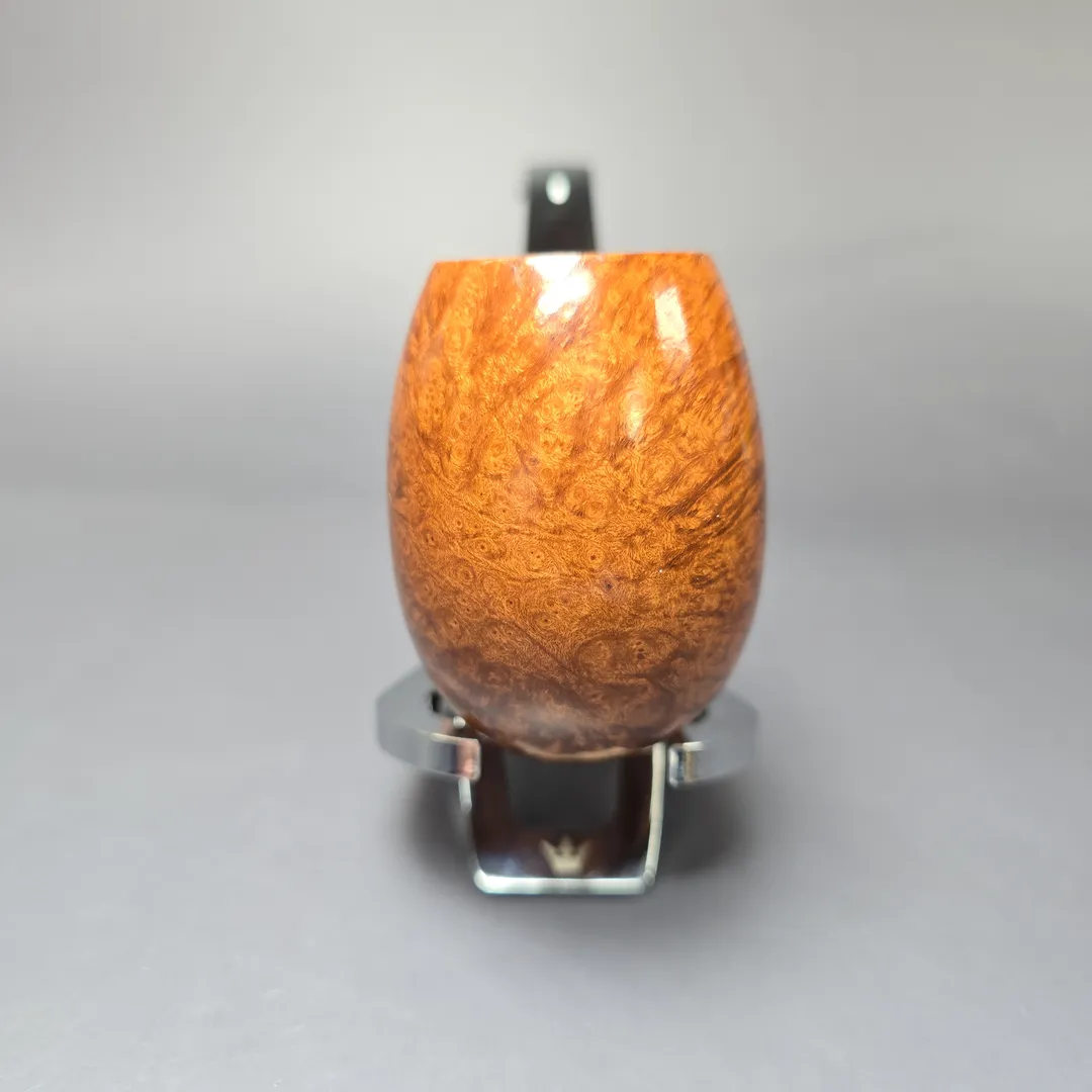 Castello "Castello" G Large Smooth Panel Shank Egg Estate Briar Pipe, Unsmoked - Image 4