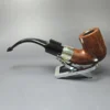 Peterson 1949-1963 Deluxe System 4S Smooth Bent Billiard w/ Bone Condenser Estate Briar Pipe, Irish Estates - Image 4