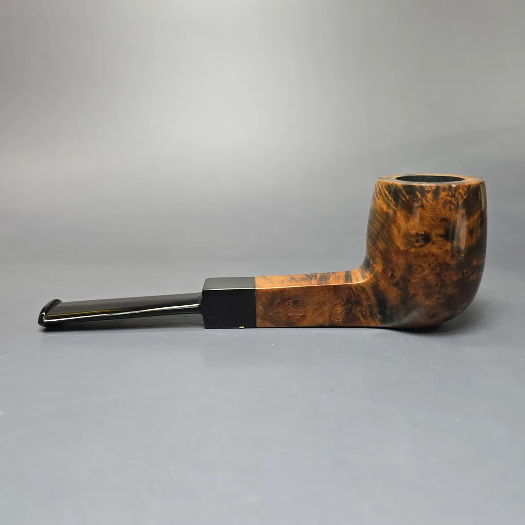 Comoy's 290 Smooth Panel Shank Billiard Estate Briar Pipe, Unsmoked - Image 4