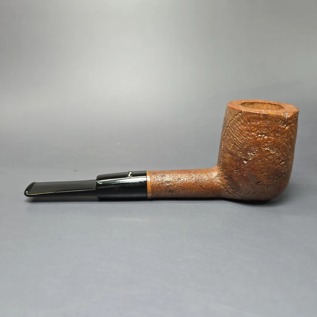 Caminetto Ascorti Radice Era Excellence Sandblasted Billiard Estate Briar Pipe, Unsmoked - Image 4