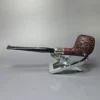 Ashton Pebble Grain X Sandblasted Prince w/ Silver Estate Briar Pipe, Unsmoked - Image 4