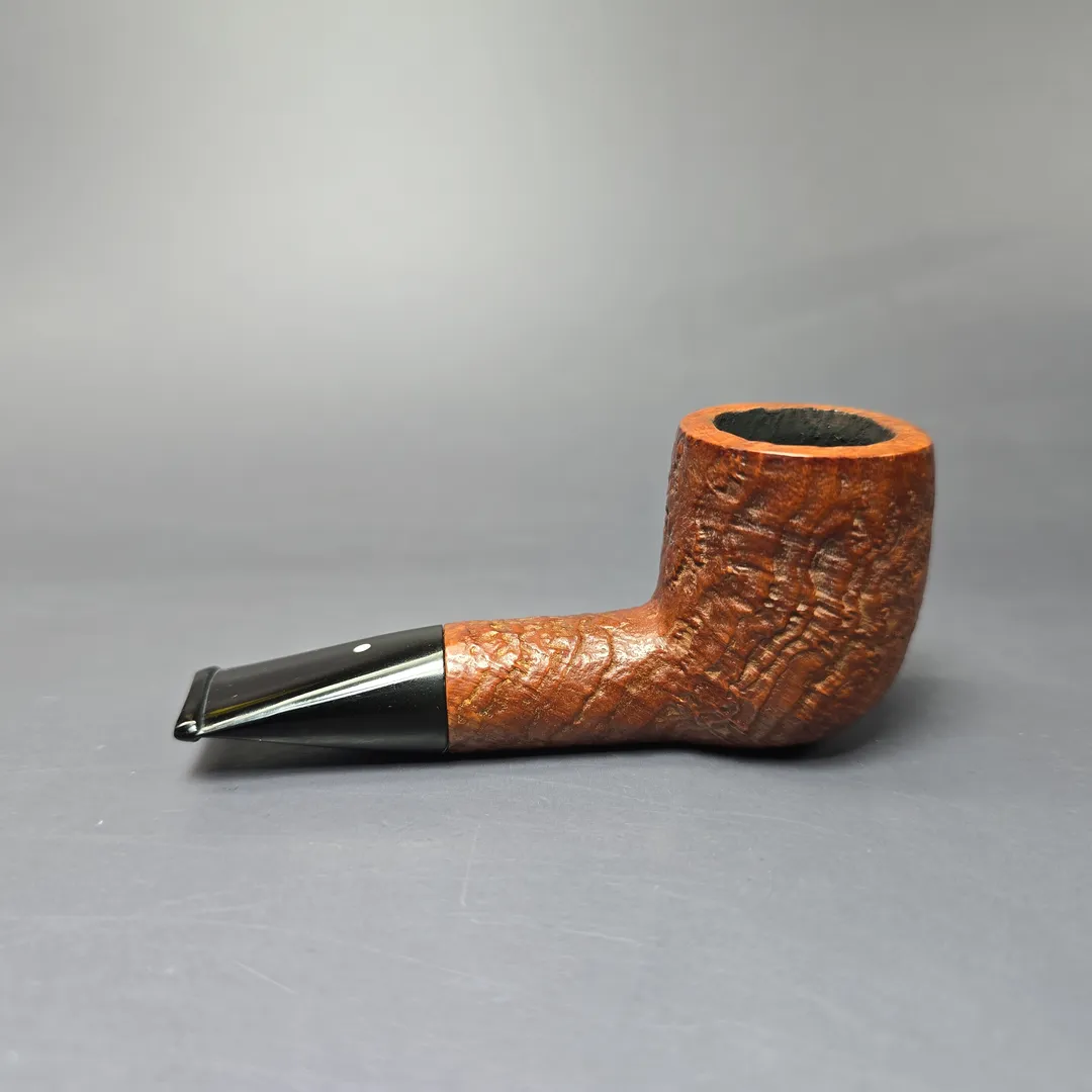 Dunhill 1968 Tanshell 305 Sandblasted Nosewarmer Estate Briar Pipe, English Estates - Image 4