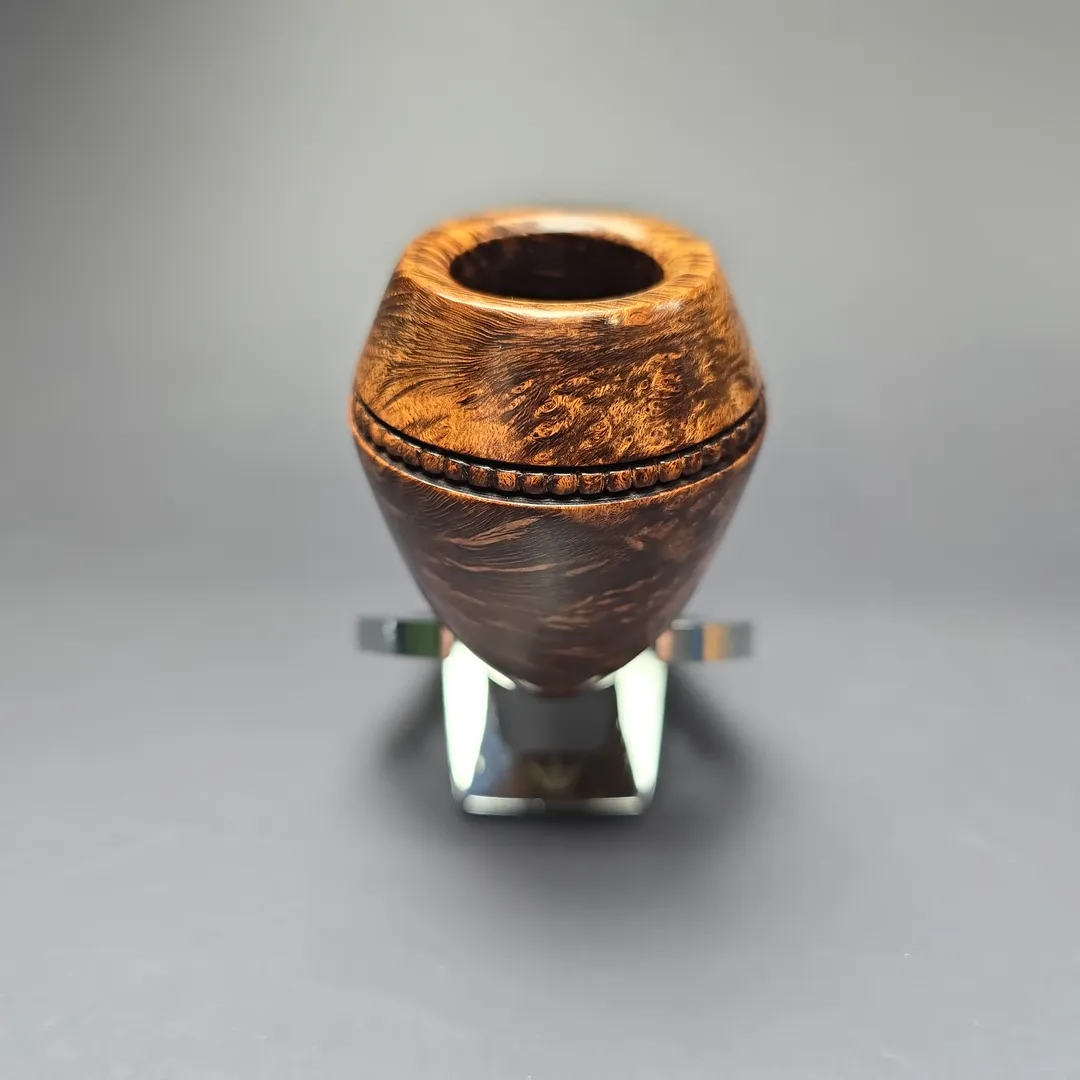 Peterson Sherlock Holmes Baker Street w/ 9k Gold Smooth Bulldog Estate Briar Pipe, Unsmoked - Image 4