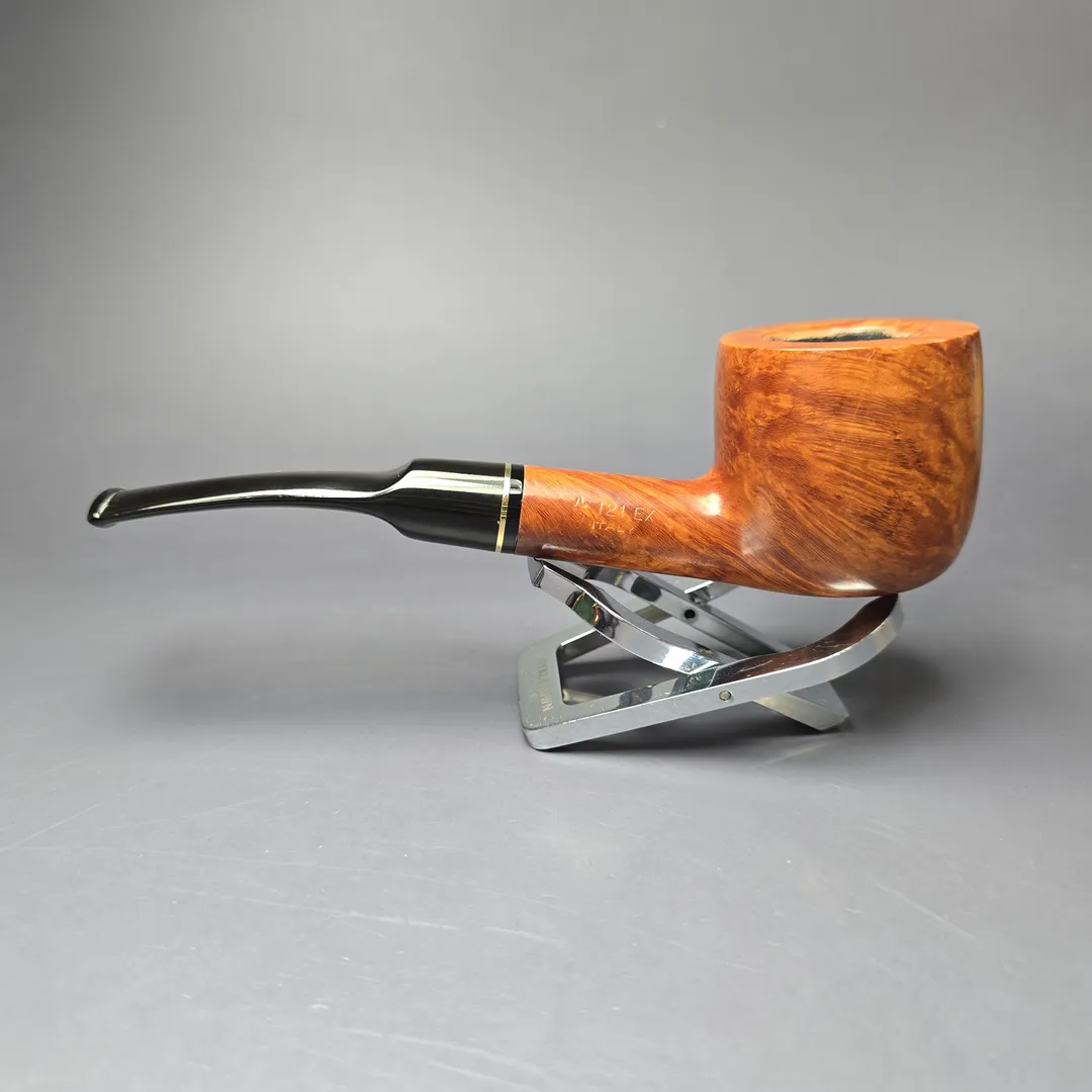 Savinelli Champagne 121 EX Smooth Pot Estate Briar Pipe, Italian Estates, 6mm - Image 4