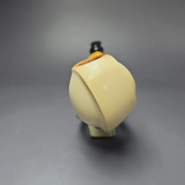 Fikri Baki XL Smooth Asymmetric Blowfish Estate Block Meerschaum Pipe Turkish Estates - Image 5