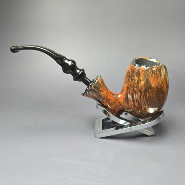 Preben Holm Fancy 100 (C5) Smooth Freehand Oom Paul Estate Briar Pipe, Unsmoked - Image 5