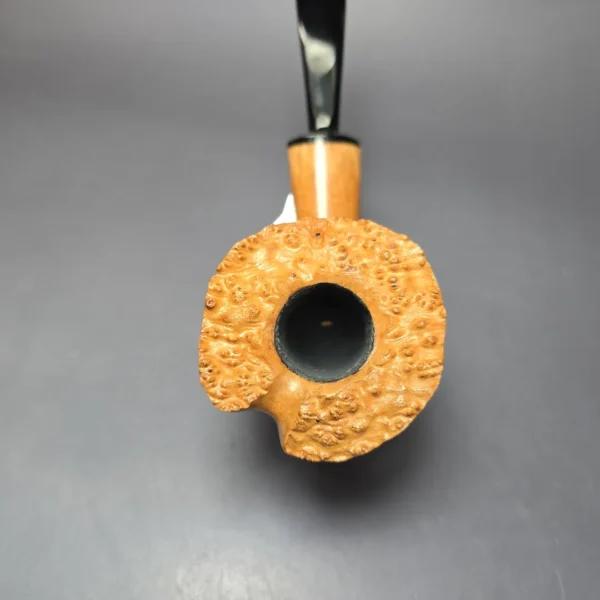 Herriot Pipes Natural Smooth Freehand Dublin w/ Plateaux Handmade Briar Pipe, New - Image 5