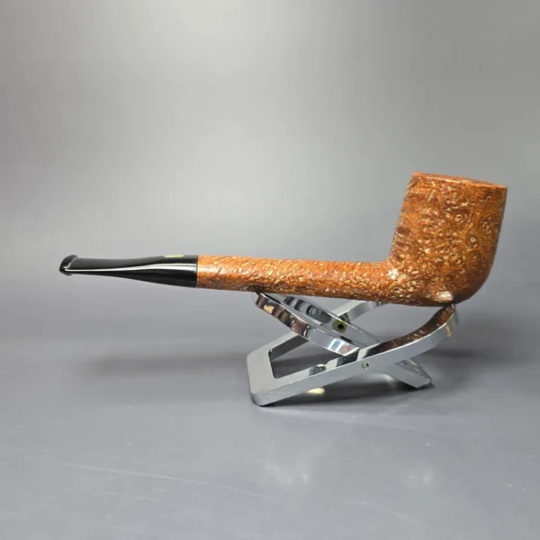 Jobey Nut Bruyere 735 Sandblasted Lumberman Estate Briar Pipe, American Estates - Image 5