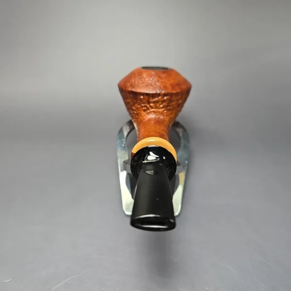 Bonsai Pipes Sandblasted Rhodesian w/ Hawthorn Handmade Briar Pipe, New - Image 5