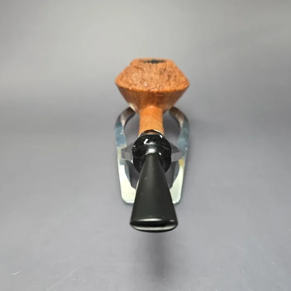 Pipe Tristan Partially Rusticated Rhodesian w/ Durat Estate Briar Pipe, French Estates - Image 5