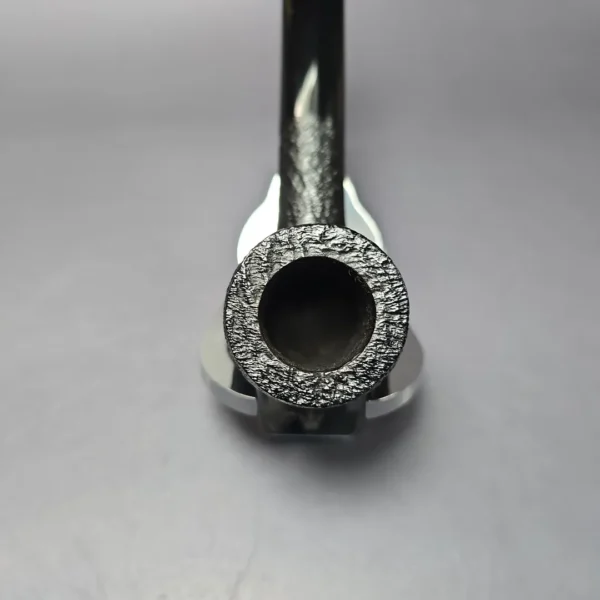 BriarWorks Classic C22 Dark Sandblasted Billiard Estate Briar Pipe, American Estates - Image 5