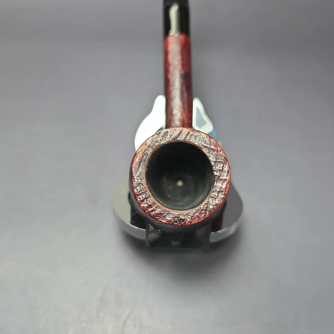 WO Larsen Super Sandblasted Brandy Lovat Estate Briar Pipe, Danish Estates - Image 5