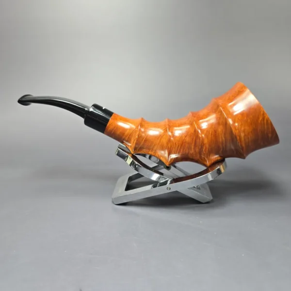 Baldo Baldi Smooth Horn Estate Briar Pipe, Unsmoked - Image 6